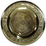Prato dourado decorativo - 33 cm - Btc decor