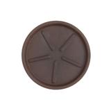 Prato em Polietileno para Vaso Redondo 22cm Rusty - Vasart