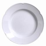 Prato fundo de porcelana Provenza Verbano branco 23CM - 12810