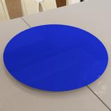 Prato Giratório 50 cm Para Mesa Em Vidro Cristal Temperado 08 mm Novara - Ides