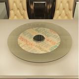 Prato Giratório 80 cm Em Vidro Temperado 06 mm Com Base Em MDF De 15 mm Pratice Impress - Ides