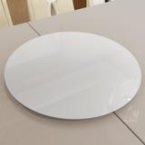 Prato Giratório 80 cm Para Mesa Em Vidro Cristal Temperado 08 mm Novara - Ides