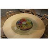 Prato Giratório de Mesa 6mm 90cm Impress Carnaval Ides