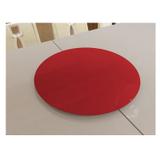 Prato Giratório de Mesa 8mm 70cm Novara Vermelho Ides