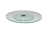 Prato Giratório de Mesa Decorativo Vidro 8mm Temperado 80cm - Armazém ubá