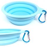 Prato Grande Retrátil Silicone Cães E Gatos Bebedouro 17,5cm - Bom amigo pet