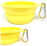 Prato Grande Retrátil Silicone Cães E Gatos Bebedouro 17,5cm - Bom amigo pet