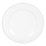 Prato melamine 23cm fundo branco - mb9f - Yazi