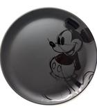 Prato Mickey Preto 100 Melamina Cx C/ 6 Peças 25cm - Disney