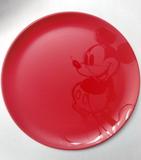 Prato Mickey Vermelho 100 Melamina C/6 Peças 25cm - Disney