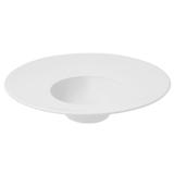 Prato Oxford Porcelana Branca para Entrada 30cm tipo Chapéu