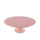Prato para Bolo / Boleira com Pé Rosa - Scalla