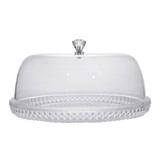 Prato Para Bolo Com Tampa 33 Cm - Goldenhome