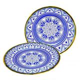 Prato para Sobremesa Linha Mandala Mimo STYLE MS22N 6029