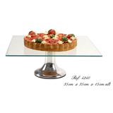 Prato Quadrado Buffet 15 Cm - Designer gabi