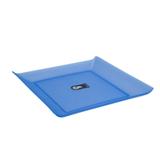 Prato Quadrado Grande Azul 20,6 x 20,6 x 2,6 cm - Coza - Brinox