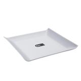 Prato Quadrado Grande Branco 20,6 x 20,6 x 2,6 cm - Coza - Brinox