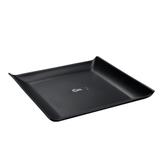 Prato Quadrado Grande Preto 20,6 x 20,6 x 2,6 cm - Coza - Brinox