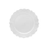 Prato raso em porcelana Wolff Fancy 26,5cm branco