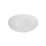 Prato Raso em Vidro Prometeo 27cm Branco - Casa etna
