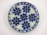Prato raso, feito e pintado a mão - Porcelana monte sião
