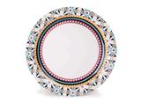 Prato Raso Porcelana 26 cm Floreal Luiza Oxford - OXF 223