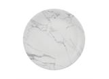 Prato Raso Porcelana 27 cm Mármore Cinza Schmidt - SCH 071