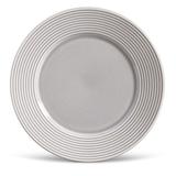 Prato Raso Porto Brasil Argos Cinza Cerâmica 26CM - 31330