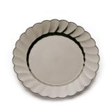 Prato Redondo Ondulado Descartável Inox Premium Premier 22cm 06 unidades - Festabox