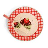 Prato Redondo P/ Bolo Torta C/ Espátula Páscoa - Cromus