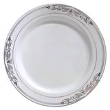 Prato Refeição Borda Vintage 26cm c/6 - Silver Festas - Silverplastic