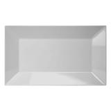 Prato Retangular 35,5 x 20,3 cm Melamina 100 Profissional - Gourmet mix