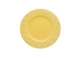 Prato Sobremesa Cerâmica 20 cm Floreal Mendi Sicilia Amarelo Oxford - OXF 511