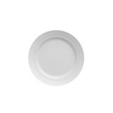 Prato sobremesa em porcelana Germer Oslo 20,5cm branco - Germer porcelanas