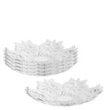 Prato sobremesa jg c/ 6 pcs phoenix 17 cm vidro - Noritazeh