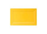Prato Sobremesa Porcelana 24,5 cm Amarelo Plateau Yellow Oxford - OXF 338