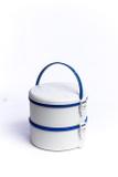 Prato térmico duplo craqueado / azul com tampa 1,5 l - Gufani