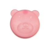 Prato Térmico Urso Com Ventosa E Tampa Rosa Girotondo Baby