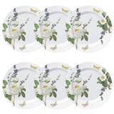 Pratos De Sobremesa 20cm 6 Peças Jardim Secreto 2797010 Germer