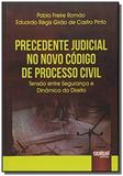 Precedente judicial no novo codigo de processo civ - Jurua