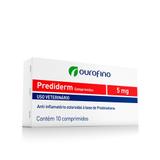 Prediderm (Dermacorten) 5mg - Cartela com 10 comprimidos - Ouro fino