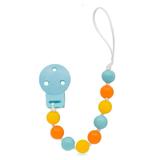 Prendedor de Chupeta Bolinhas Azul Menino Buba 6764 - Buba baby
