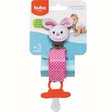 Prendedor de Chupeta Coelhinha Rosa Buba