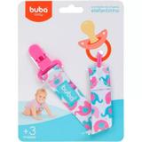 Prendedor De Chupeta Elefantinho Rosa Buba - Buba toys