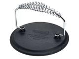 Prensador de Carnes Ferro Fundido Redondo Alça Espiral Panela Mineira 19cm Diâmetro 2,5KG