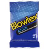 Preservativo Blowtex Action c/ 3 Unidades - Fabrica de artefatos de latex blowtex lt