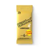 Preservativo Blowtex Lubrificado 6 Unidades
