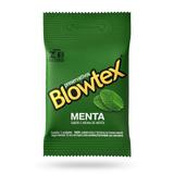 Preservativo Blowtex Menta com 3 unidades - Fabrica de artefatos de latex