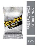 Preservativo Blowtex Sensitive c/ 3 Unidades