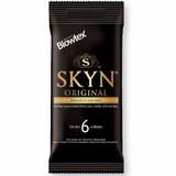 Preservativo Blowtex Skyn com 6 unidades - Fabrica art.latex blowtex